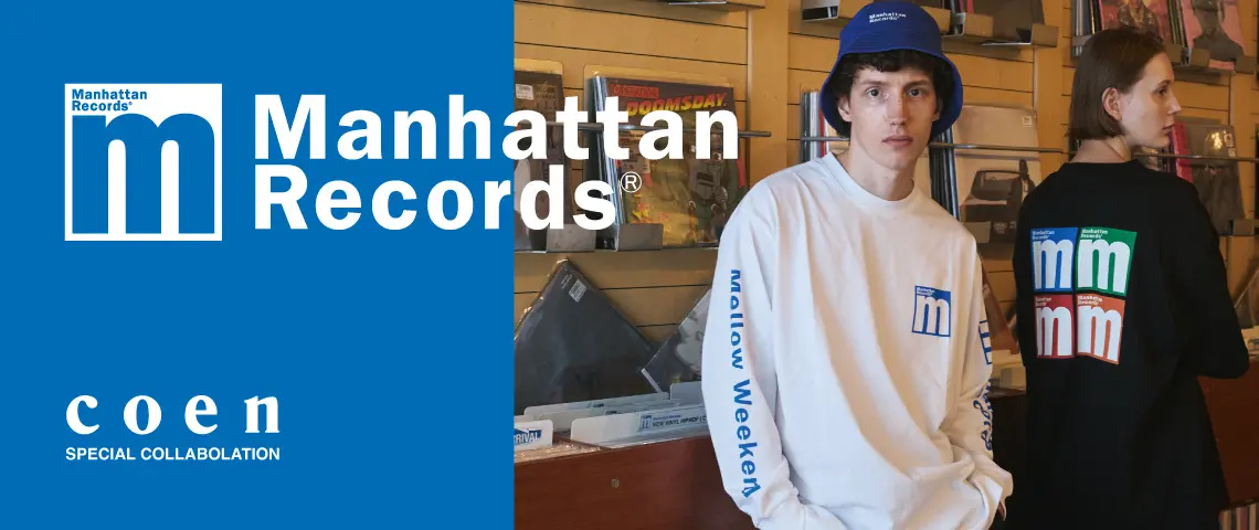 coen &times; Manhattan Records コラボ メインビジュアル