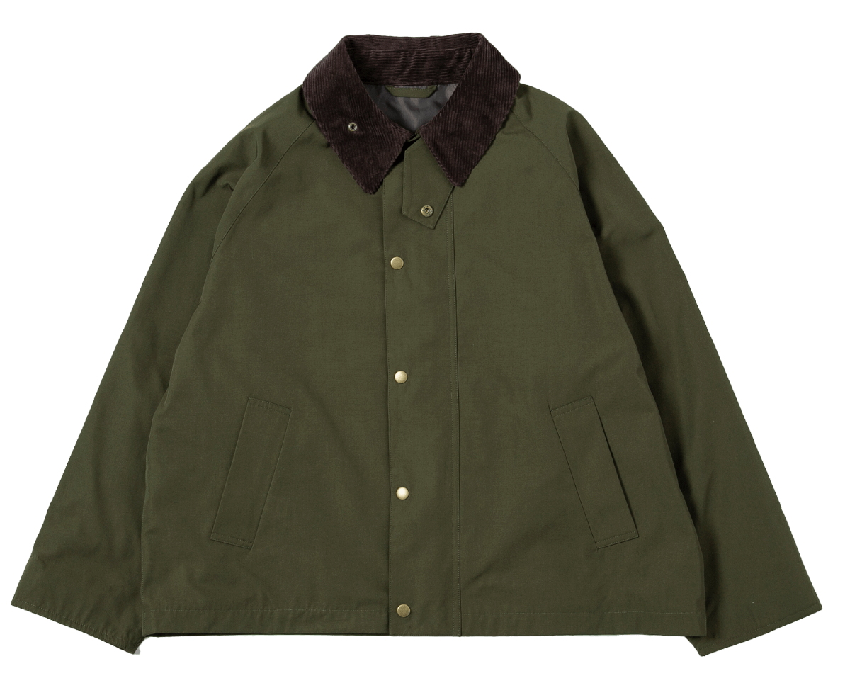 コーデュロイカラーハンティングジャケット OLIVE