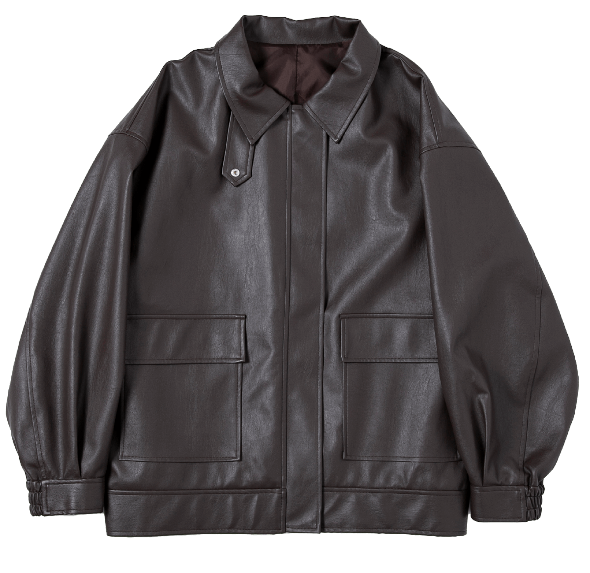 レザーライクA2ジャケット BLACK