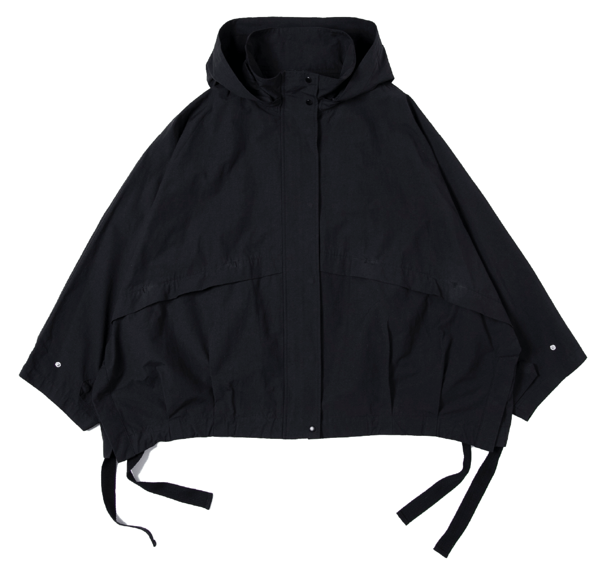 ポンチョマウンテンパーカー BLACK