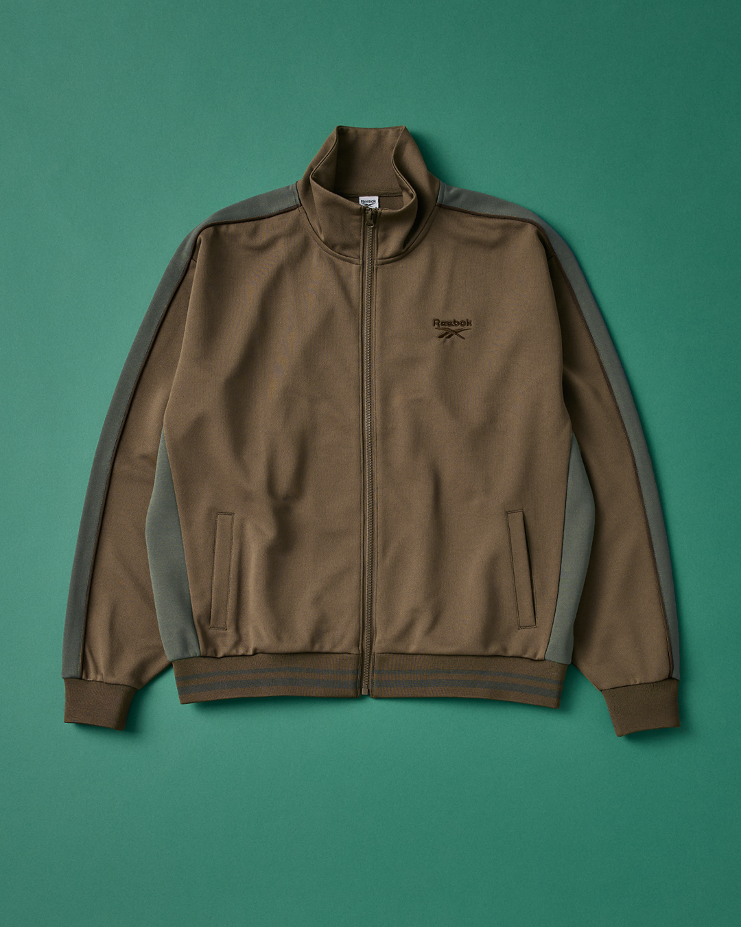 Reebok（リーボック）別注ジャージトラックジャケット DK.BROWN