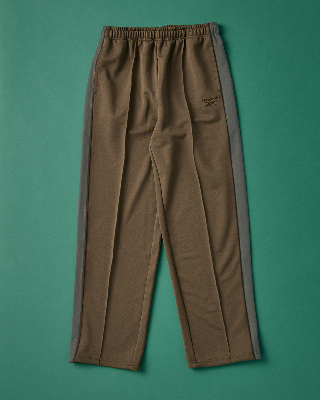 Reebok（リーボック）別注ジャージトラックパンツ DK.BROWN